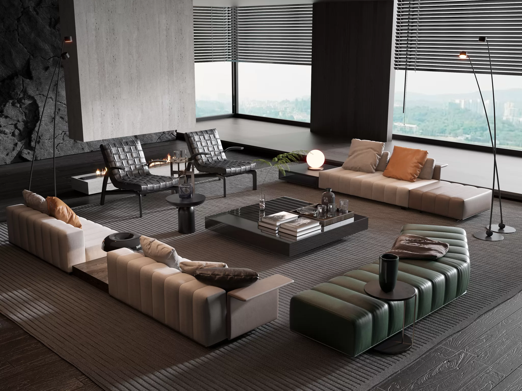 DECOR HELPER – LIVINGROOM – SOFA – LONG – 468