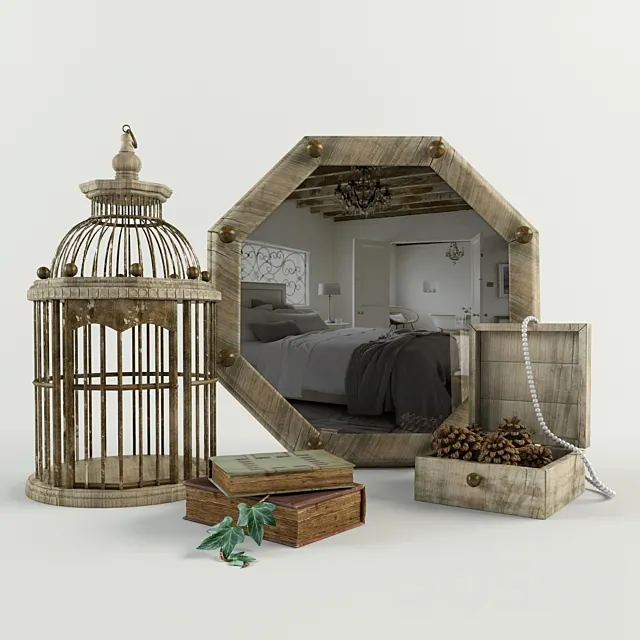 Decor in vintage style 3DModel Decor in vintage style 3DModel