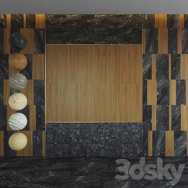 Decor Italon skyfall Geometry 3D Model