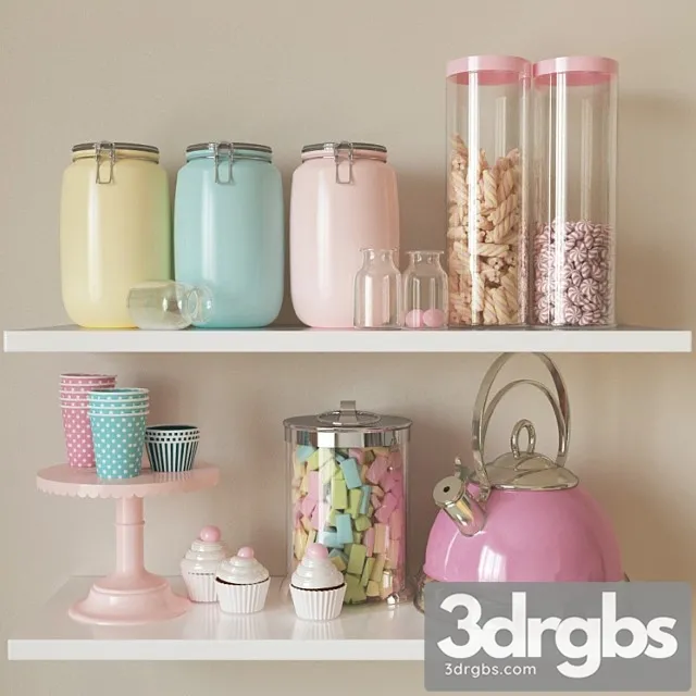 Decor Kuhni 01 3D Model Download