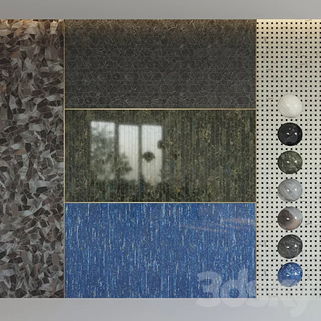 Decor Marvel Dream Atlas Concorde set2 3D Model