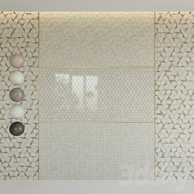 Decor MARVEL EDGE Atlas Concorde set1 3D Model