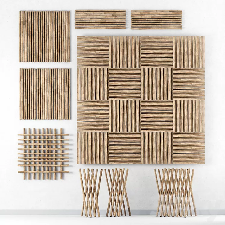 Decor of bamboo / Decor of bamboo 3D Model