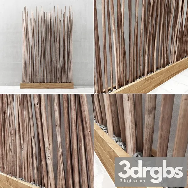 decor of the branches with pebbles 3D Model Download decor of the branches with pebbles 3D Model Download