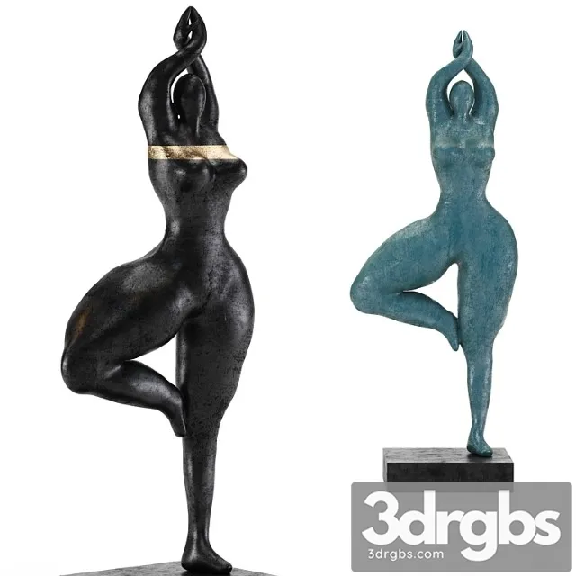 Decor People Art Set 40 3D Model Download