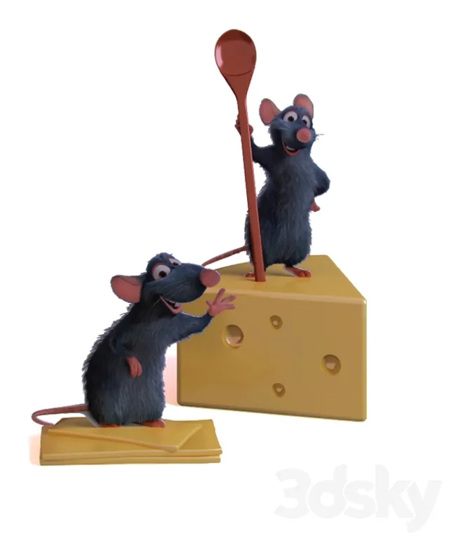 decor Ratatouille 3D Model decor Ratatouille 3D Model