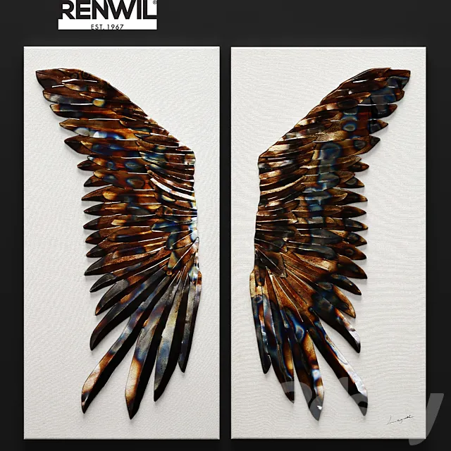 Decor RAVENS from RENWIL 3DModel Decor RAVENS from RENWIL 3DModel