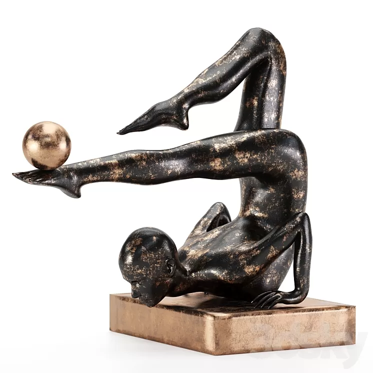 Decor Sculpture People SET39 3D Model Free Download