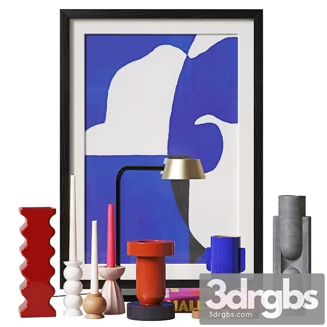 Decor Set 000003 3D Model Download Decor Set 000003 3D Model Download