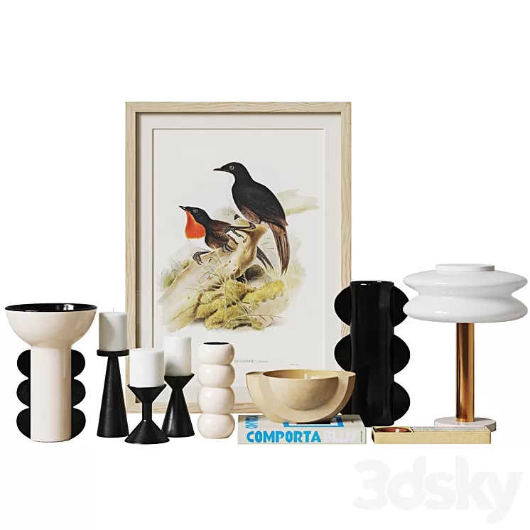 Decor Set 001 3D Model