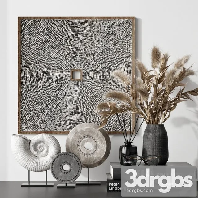 Decor Set 004 3D Model Download Decor Set 004 3D Model Download