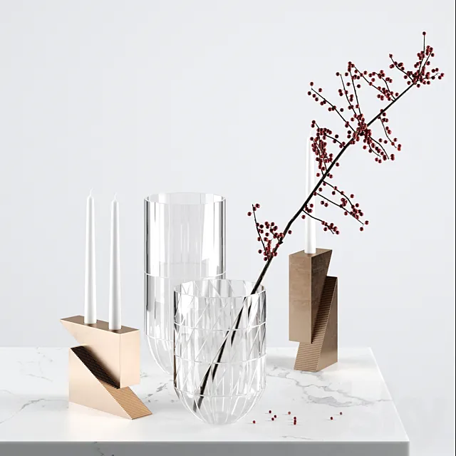 Decor set 01 3D Model