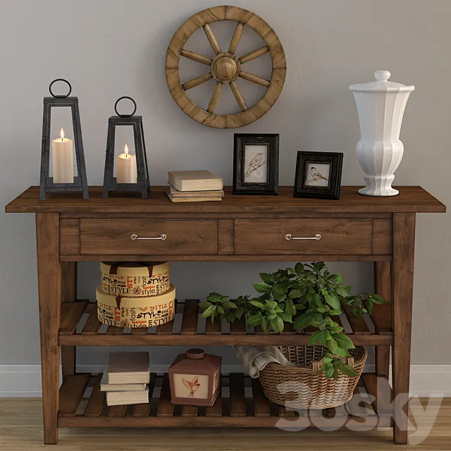 Decor set 01 3DModel