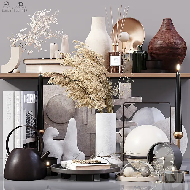 Decor Set 018 3D Model