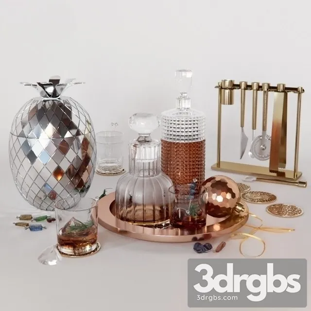 Decor Set 02 3D Model Download Decor Set 02 3D Model Download