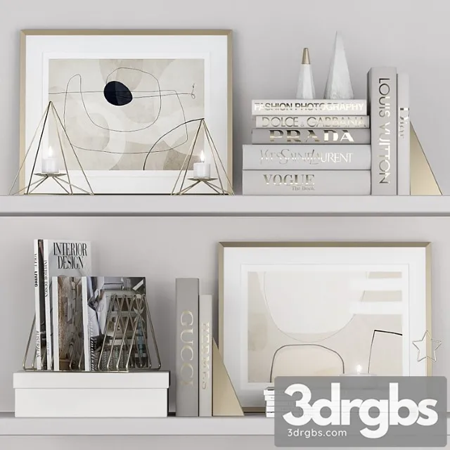 Decor set 03 2 3D Model Download Decor set 03 2 3D Model Download