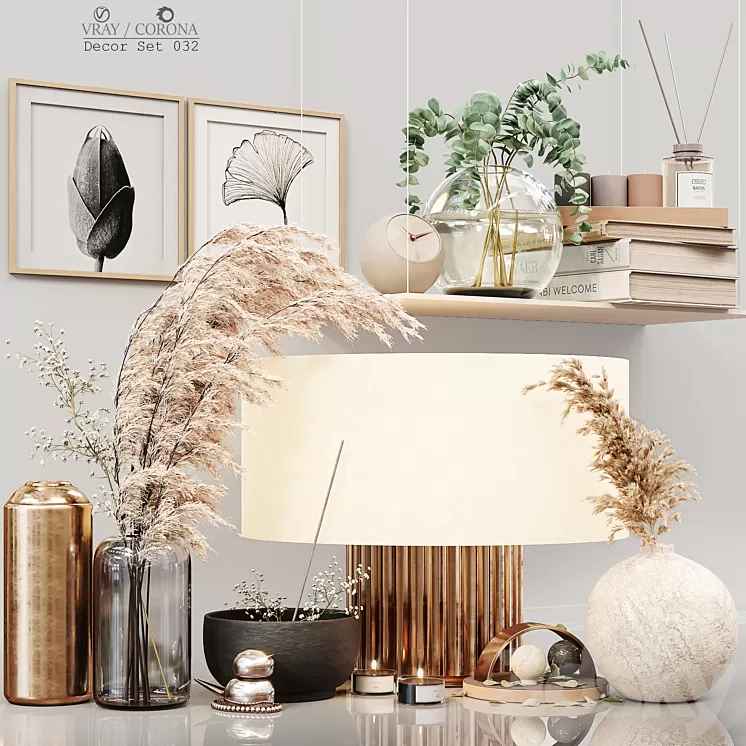 Decor Set 032 3D Model