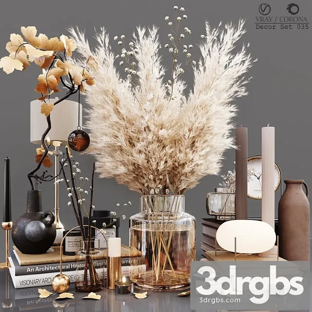 Decor Set 035 1 3D Model Download Decor Set 035 1 3D Model Download