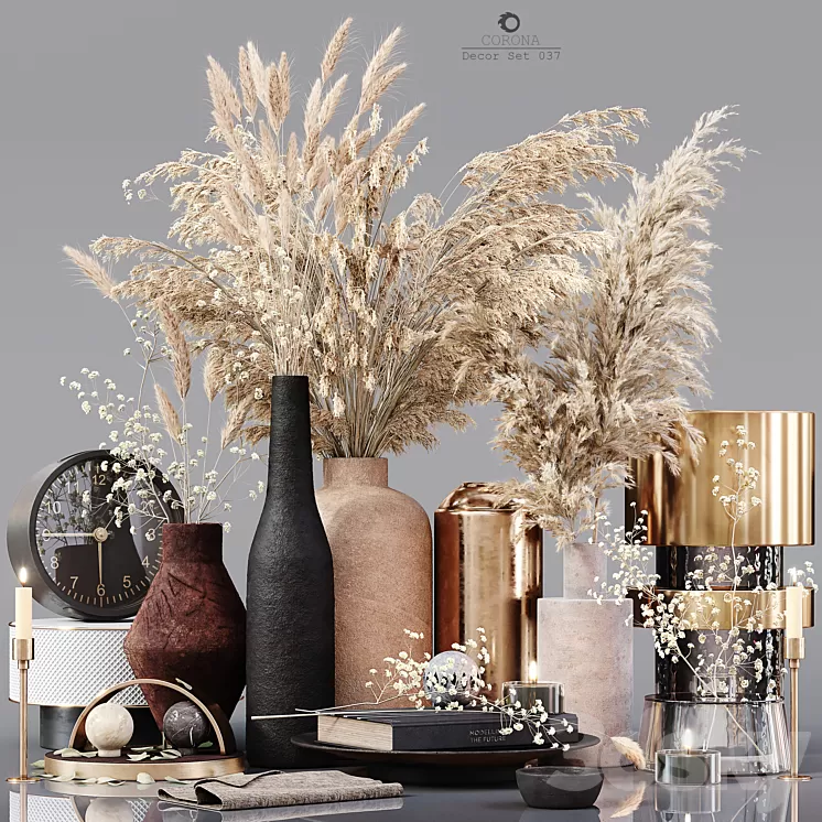 Decor Set 037 3D Model