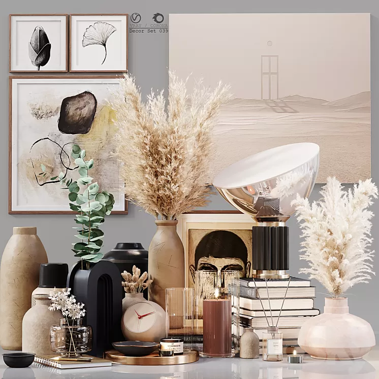 Decor Set 039 3D Model