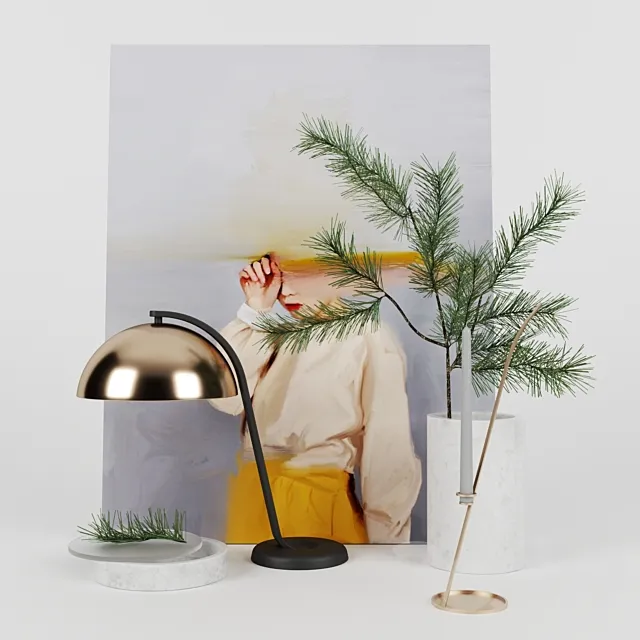 Decor set 04 3D Model