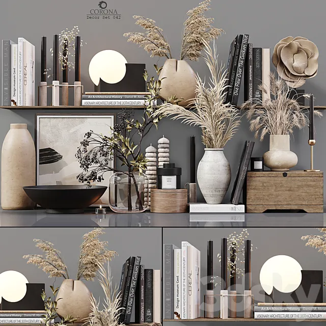 Decor Set 042 3DModel Decor Set 042 3DModel