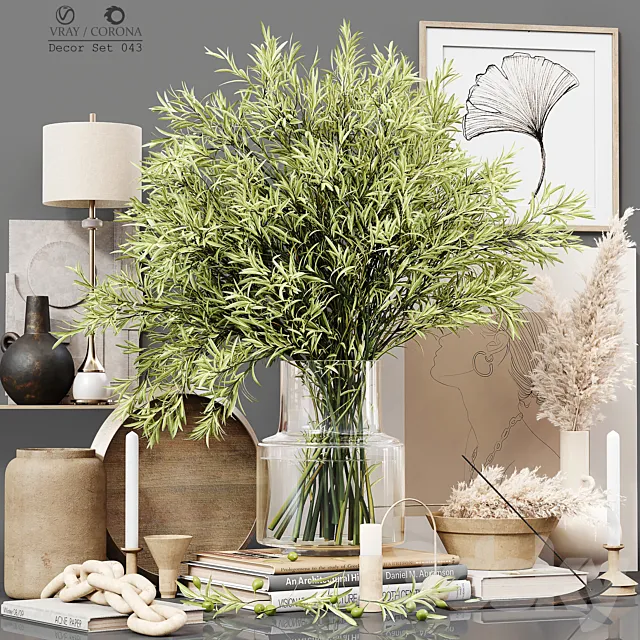 Decor Set 043 3D Model