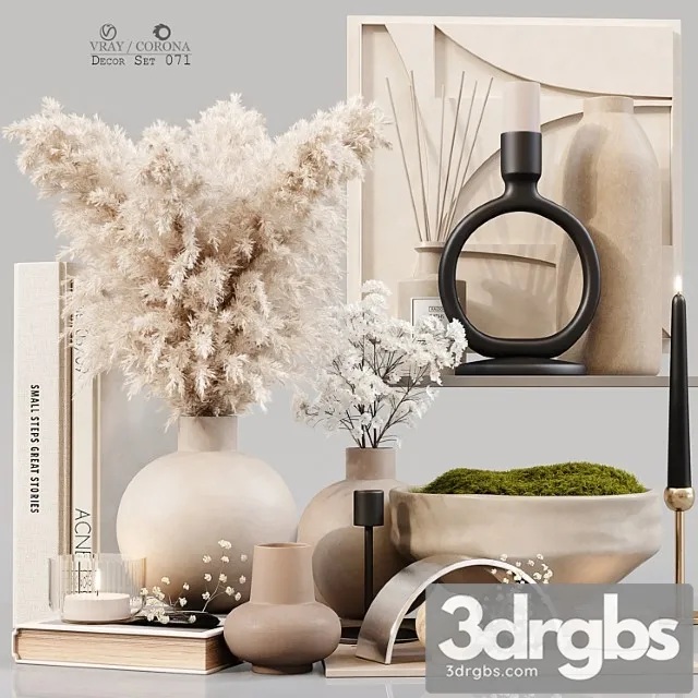 Decor Set 071 3D Model Download