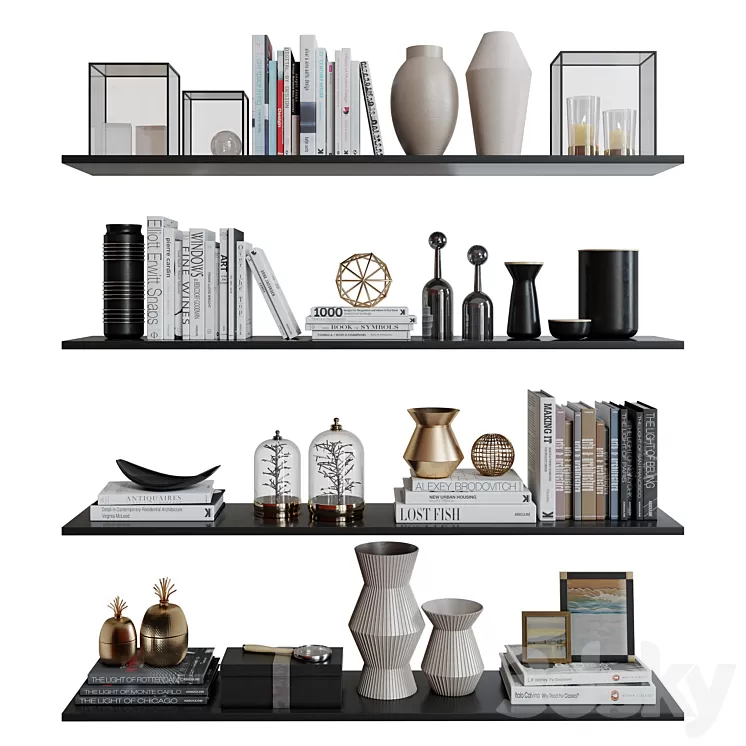 Decor Set 08 3D Model