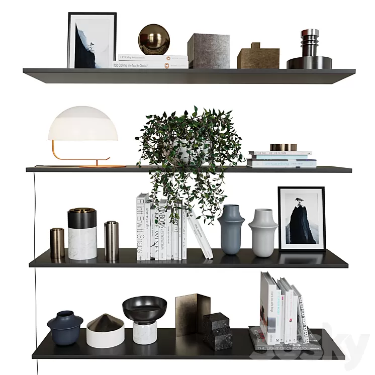 Decor Set 09 3D Model