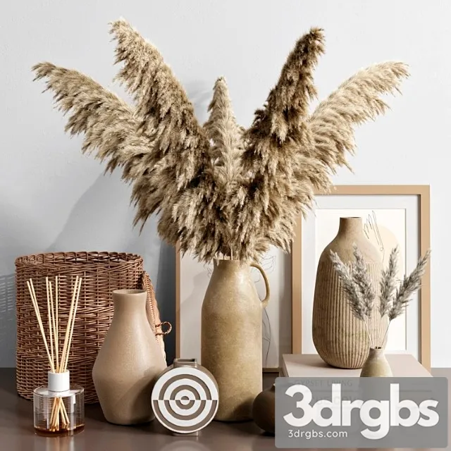 Decor set 09_3 3D Model Download