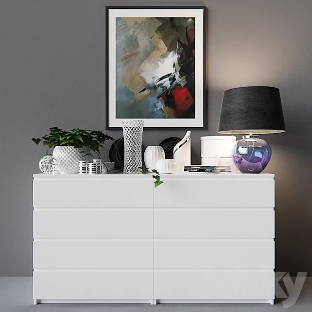 Decor set 1 3DModel Decor set 1 3DModel