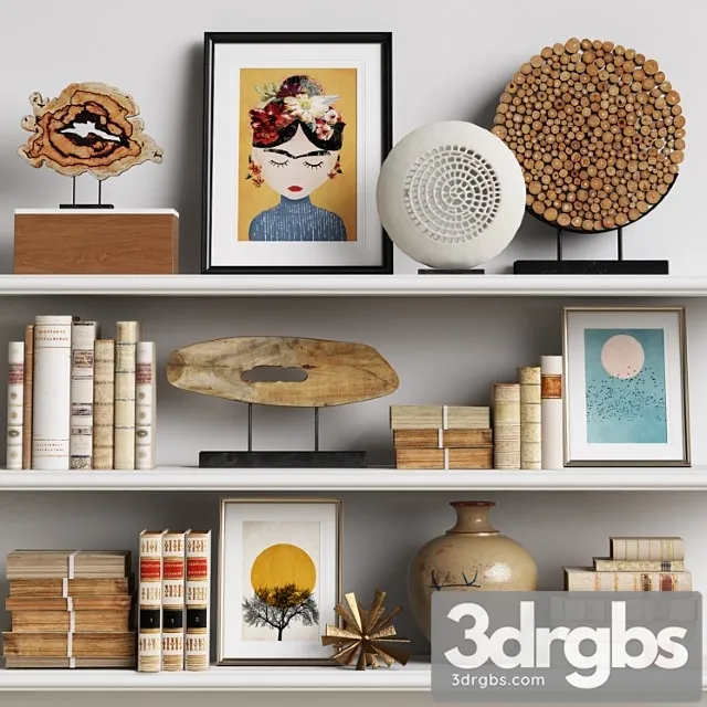 Decor Set 100 2 3D Model Download