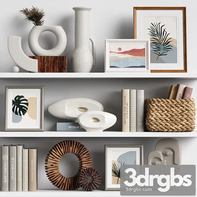 Decor set 103 3D Model Download