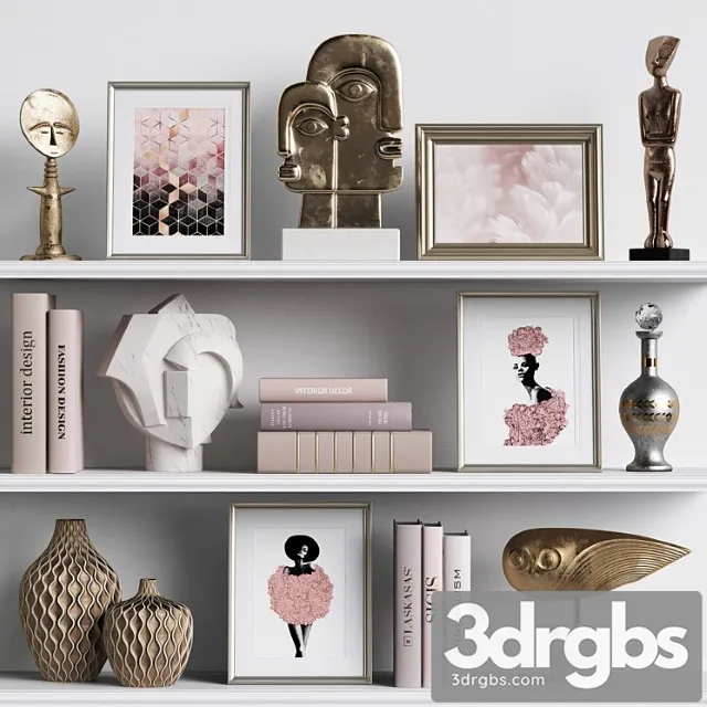 Decor set 104 3D Model Download