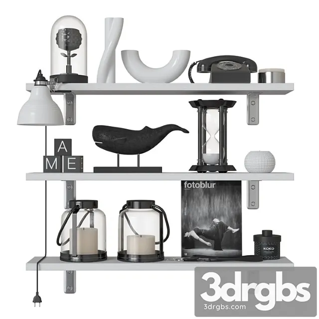 Decor set 10_2 3D Model Download