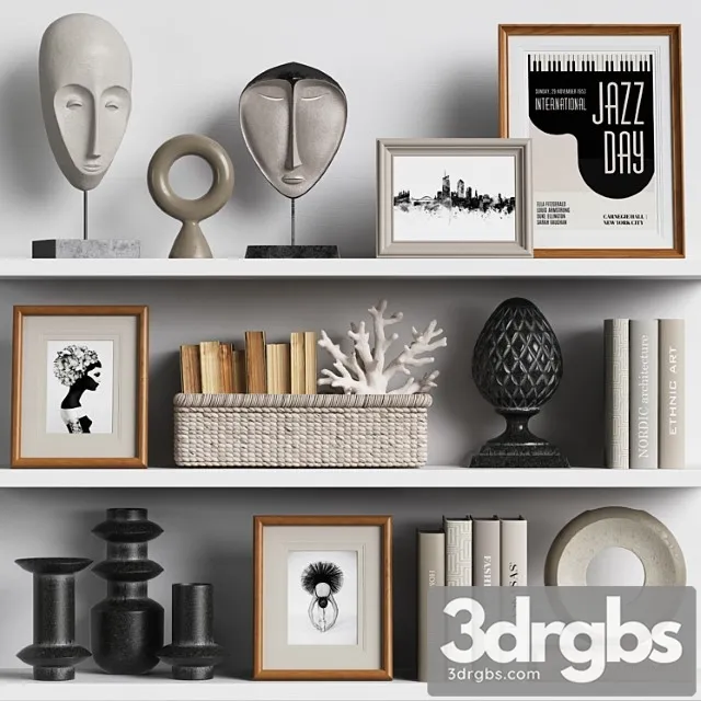 Decor Set 110 1 3D Model Download