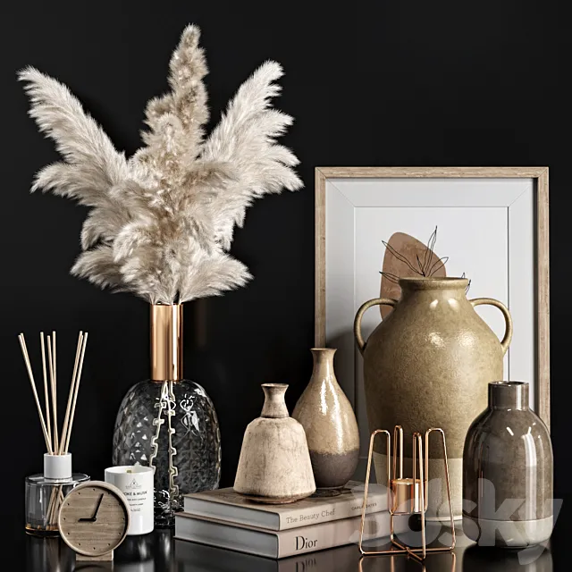 Decor set 12 3DModel Decor set 12 3DModel