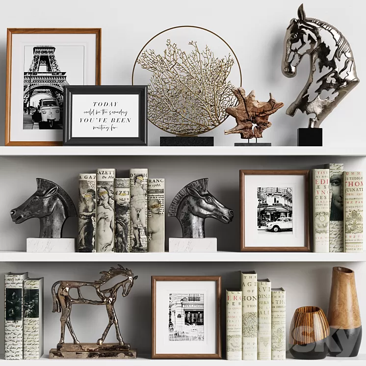 Decor Set 135 3D Model Free Download