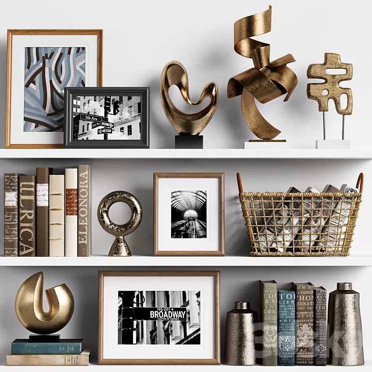 Decor Set 136 3D Model Free Download