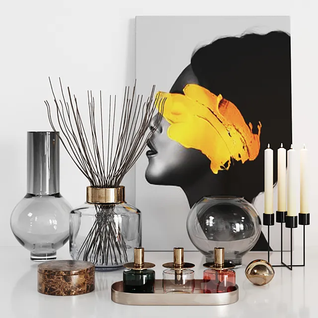 Decor set 15 3DModel