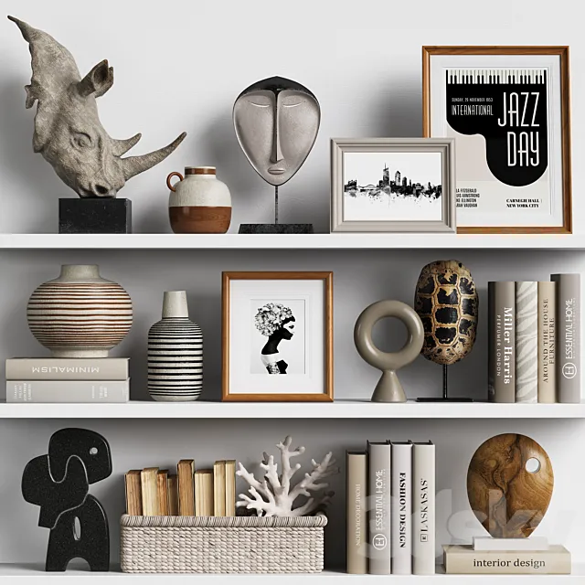 Decor Set 180 3D Model