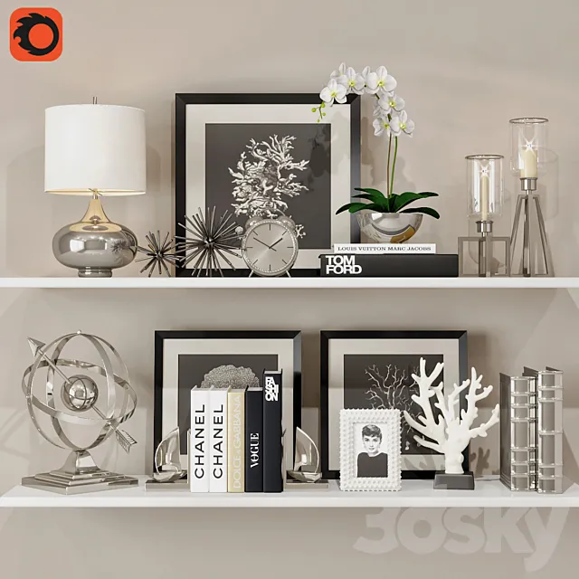 Decor Set 3 | Decorative set 3 3DModel