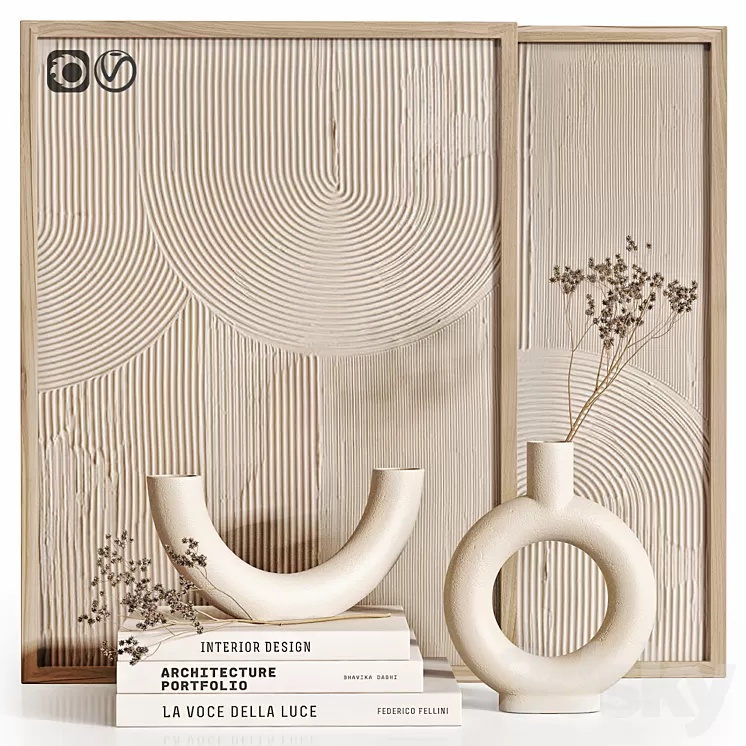 Decor set 30 3D Model Decor set 30 3D Model