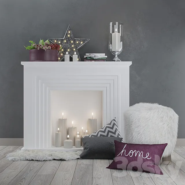 Decor set 3D Model Decor set 3D Model