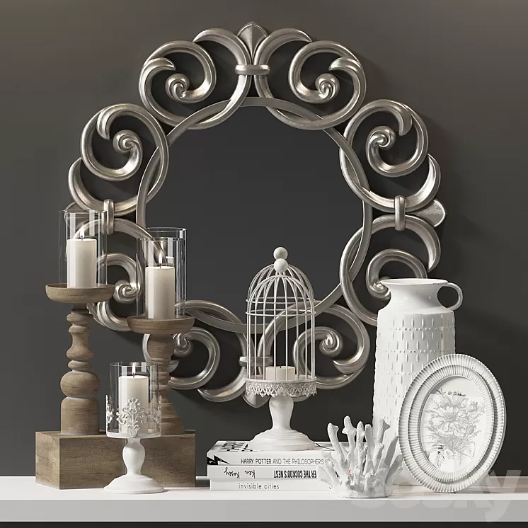 Decor set 4 3D Model Decor set 4 3D Model