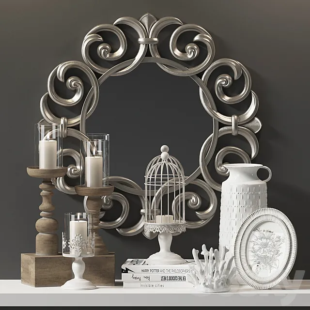 Decor set 4 3DModel