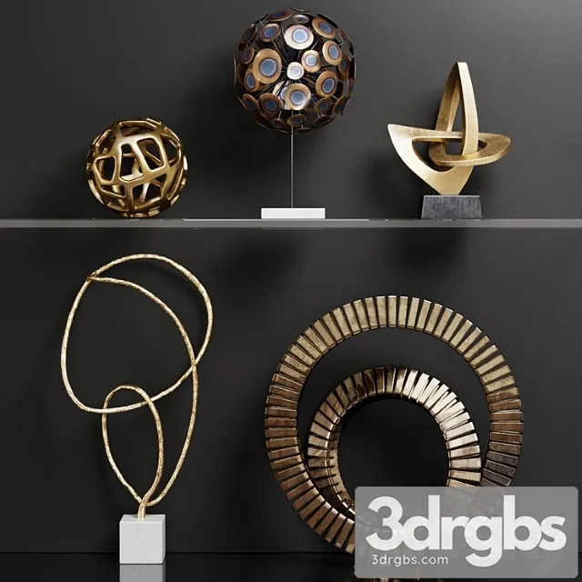 Decor set 40 3D Model Download