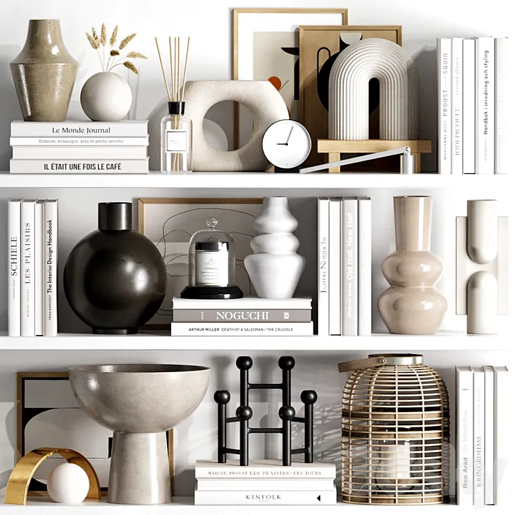 Decor set 49 3D Model Free Download Decor set 49 3D Model Free Download