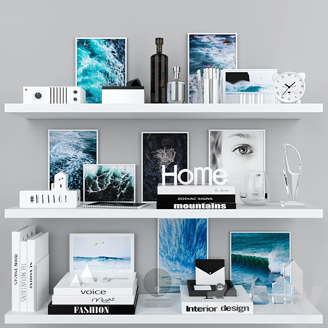 Decor set 5 3D Model Decor set 5 3D Model